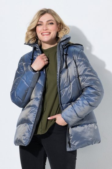 Ulla Popken 851790 Steppjacke Denimblau - Jacken - Damenjacken in großen Größen