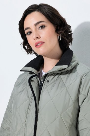 Ulla Popken 851792 Regenjacke Oliv - Jacken - Damenjacken in großen Größen