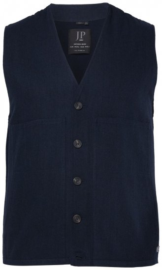 JP1880 851800 Tweedweste im Fischgrätmuster Dunkelblau - Herrenanzüge und -blazer - Herrenanzüge und -blazer in großen Größen