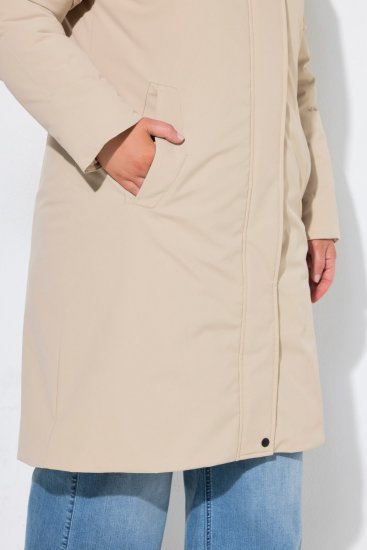 Ulla Popken 851811 Steppmantel Beige - Mäntel - Damenmäntel in großen Größen