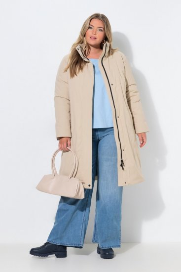 Ulla Popken 851811 Steppmantel Beige - Mäntel - Damenmäntel in großen Größen