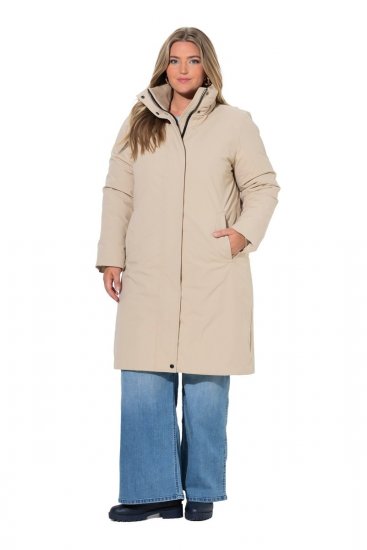 Ulla Popken 851811 Steppmantel Beige - Mäntel - Damenmäntel in großen Größen