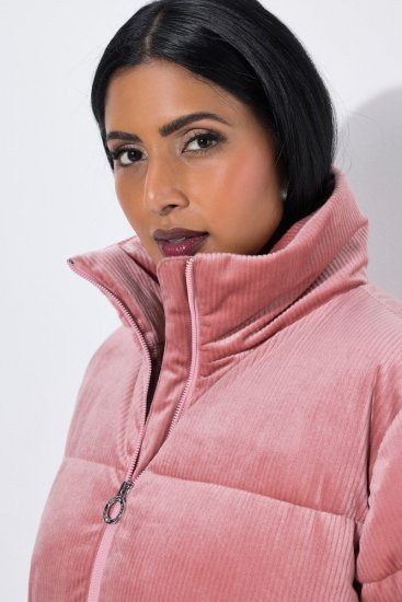 Ulla Popken 851819 Cordjacke Altrosa - Jacken - Damenjacken in großen Größen