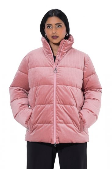 Ulla Popken 851819 Cordjacke Altrosa - Jacken - Damenjacken in großen Größen