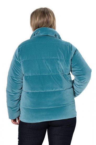 Ulla Popken 851819 Cordjacke Grau - Jacken - Damenjacken in großen Größen