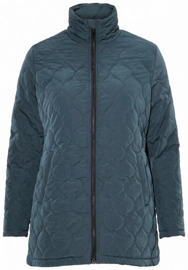 Ulla Popken 851831 Steppjacke Dunkelgrün - Jacken - Damenjacken in großen Größen