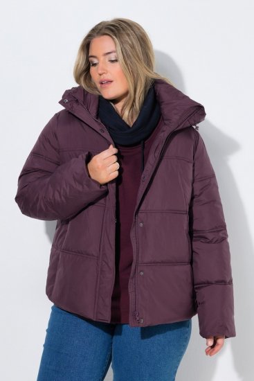 Ulla Popken 851832 Steppjacke Braun - Jacken - Damenjacken in großen Größen