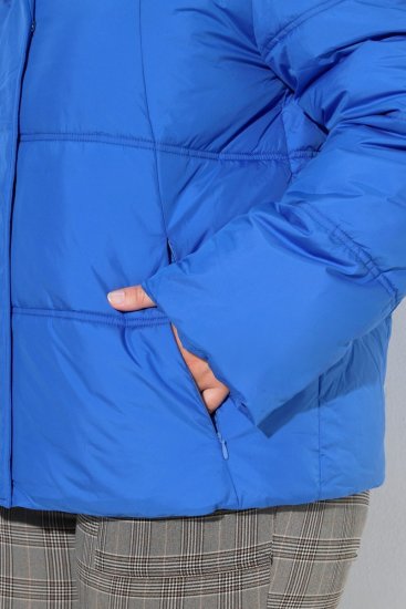 Ulla Popken 851832 Steppjacke Petrol - Jacken - Damenjacken in großen Größen