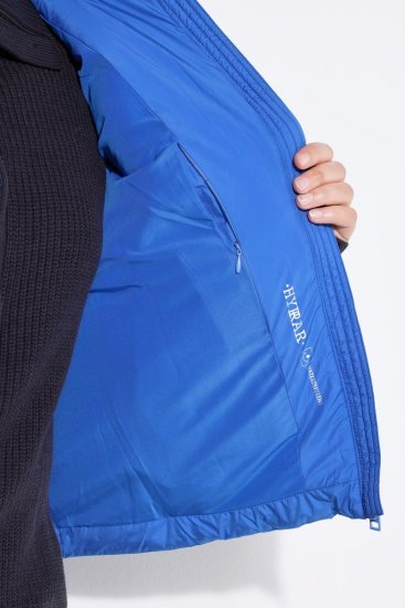 Ulla Popken 851833 Steppweste mit Stehkragen Blau - Westen - 
