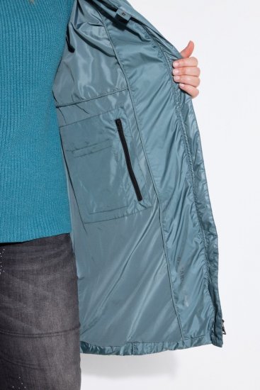 Ulla Popken 851842 Steppmantel Khaki - Mäntel - Damenmäntel in großen Größen