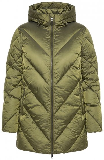 Ulla Popken 852023 Steppmantel Oliv - Mäntel - Damenmäntel in großen Größen