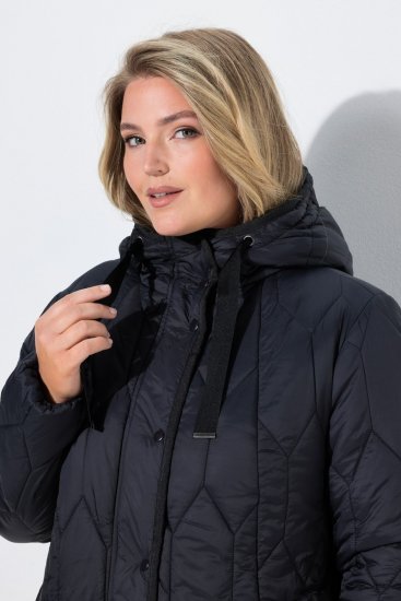 Ulla Popken 852413 Steppjacke Schwarz - Jacken - Damenjacken in großen Größen