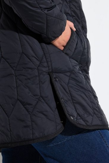 Ulla Popken 852413 Steppjacke Schwarz - Jacken - Damenjacken in großen Größen