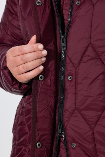 Ulla Popken 852413 Steppjacke Pflaume - Jacken - Damenjacken in großen Größen