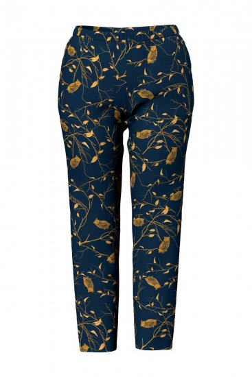 Ulla Popken 852577 Pyjama mit Muster Dunkelblau - Pyjama/Loungewear - 