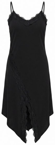 Ulla Popken 852636 Wickelkleid Schwarz - Jerseykleider - 