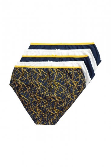 Ulla Popken 852670 Slips 5er-Pack Dunkelblau - Slips - 