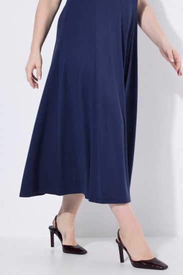 Ulla Popken 852680 Abendkleid Dunkelblau - Abendkleider - Abendkleider in großen Größen