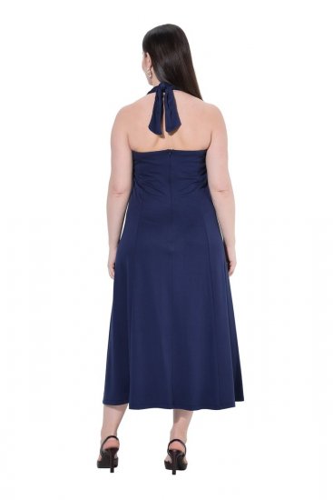 Ulla Popken 852680 Abendkleid Dunkelblau - Abendkleider - Abendkleider in großen Größen