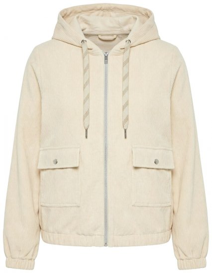 Ulla Popken 852802 Cordjacke Wollweiß - Jacken - Damenjacken in großen Größen
