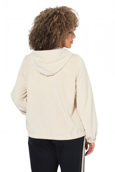 Ulla Popken 852802 Cordjacke Wollweiß - Jacken - Damenjacken in großen Größen