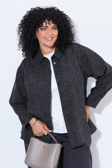 Ulla Popken 853477 Jacke Oliv - Jacken - Damenjacken in großen Größen