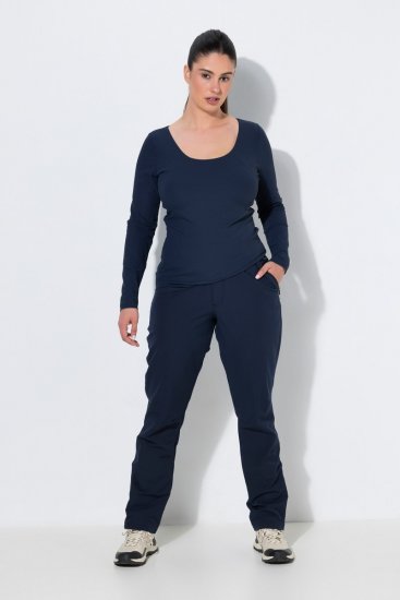 Ulla Popken 853530 Ultraleichte Wanderhose Dunkelblau - Outdoor - 