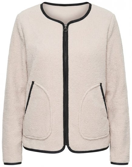 Ulla Popken 853685 Teddyjacke Champagner - Jacken - Damenjacken in großen Größen