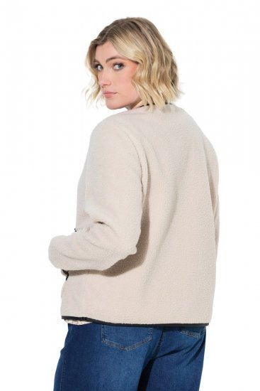 Ulla Popken 853685 Teddyjacke Champagner - Jacken - Damenjacken in großen Größen