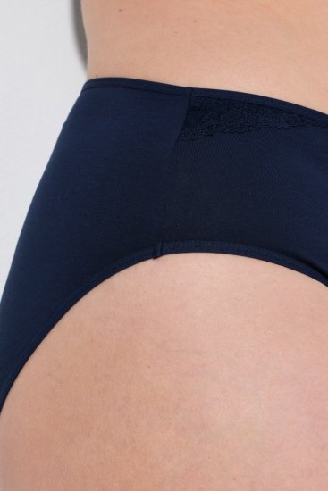 Ulla Popken 853698 Slips mit Spitze 5er-Pack Schwarz - Slips - 