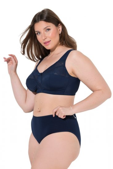 Ulla Popken 853698 Slips mit Spitze 5er-Pack Schwarz - Slips - 