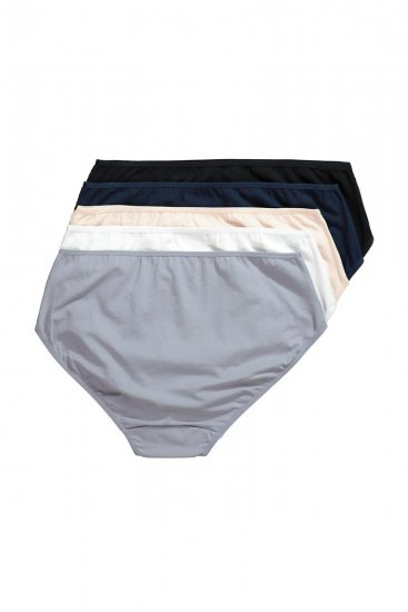 Ulla Popken 853698 Slips mit Spitze 5er-Pack Schwarz - Slips - 