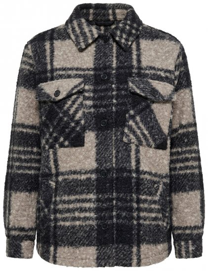 Ulla Popken 853709 Teddyjacke Beige - Jacken - Damenjacken in großen Größen