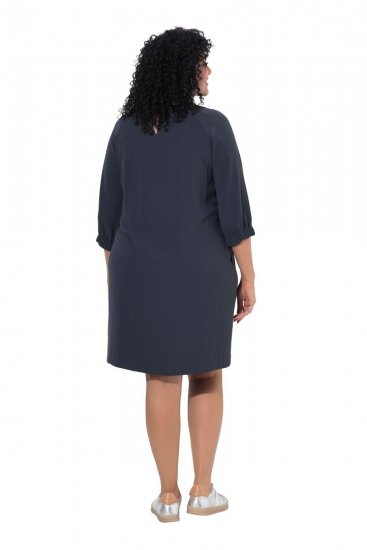 Ulla Popken 853946 Kleid mit 3/4-Ärmeln Oliv - Kleider - Kleider für alle Größen
