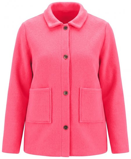 Ulla Popken 854200 Fleecejacke Rosa - Fleecekleidung - 