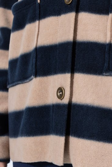 Ulla Popken 854366 Fleecejacke Hellbraun - Jacken - Damenjacken in großen Größen