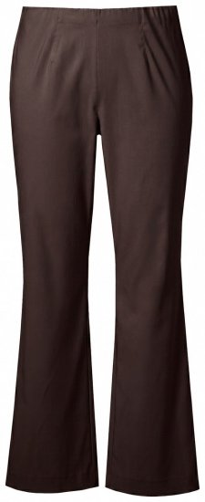 Ulla Popken 854910 Warme Stretchhose mit Gummibund Mahagonibraun - Stoffhosen - Weite Stoffhosen für Damen in großen Größen