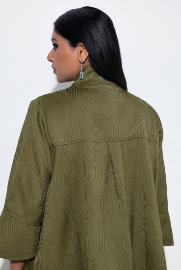 Ulla Popken 855125 Jacke Khaki - Jacken - Damenjacken in großen Größen
