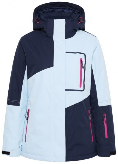 Ulla Popken 855307 HYPRAR Skijacke mit abnehmbarer Kapuze Dunkelblau - Skibekleidung - 