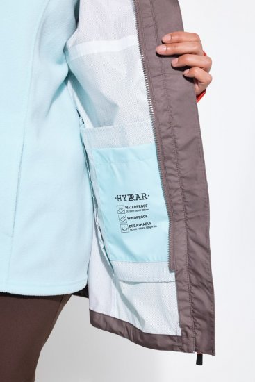Ulla Popken 855313 Parka Taupe - Mäntel - Damenmäntel in großen Größen