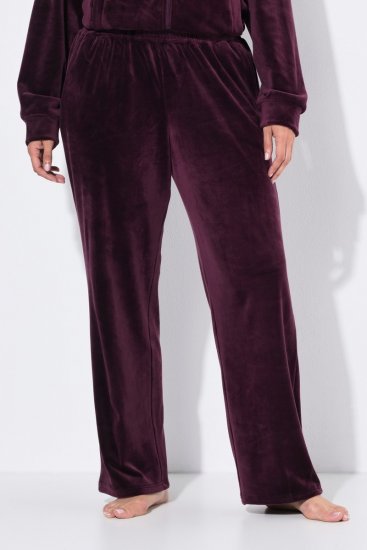 Ulla Popken 856119 Homewear-Hose Pflaume - Pyjama/Loungewear - 