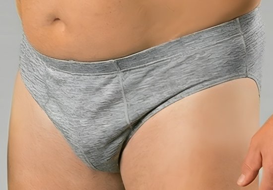 20 Nodi 934 Stretch Cotton Briefs Grey - Slips - Herren-Slips in Übergröße