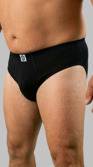 20 Nodi 974 Stretch Cotton Briefs with Internal Elastic Band and Low Rise Black - Herrenunterwäsche & bademode - Herrenunterwäsche & Bademode in großen Größen