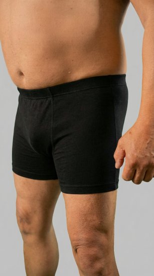 20 Nodi 978 Stretch Cotton Boxer with Internal Elastic Band Black - Boxershorts - Herren Boxershorts Große Größen