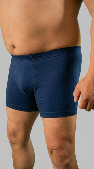 20 Nodi 978 Stretch Cotton Boxer with Internal Elastic Band Navy - Boxershorts - Herren Boxershorts Große Größen