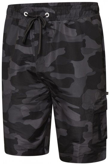 Kam Jeans 3010 Badeshorts mit Camouflage-Print Dunkelgrau - Herrenunterwäsche & bademode - Herrenunterwäsche & Bademode in großen Größen