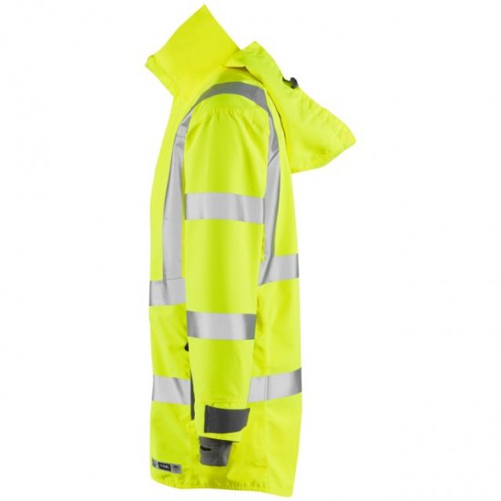 Leo Eastleigh Ecoviz 10K Performance Breathable Anorak Hi-Vis Yellow - Herren arbeitskleidung - Herren Arbeitskleidung Große Größen