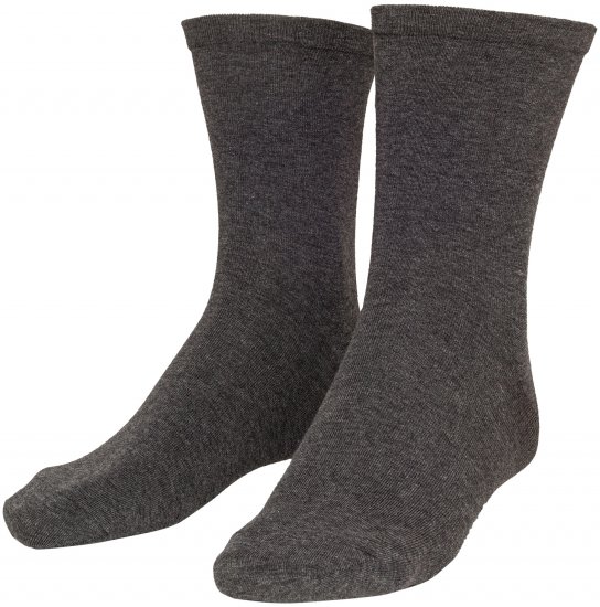 Adamo Adrian Sensitive-socks Charcoal 2-pack - Herrenunterwäsche & bademode - Herrenunterwäsche & Bademode in großen Größen