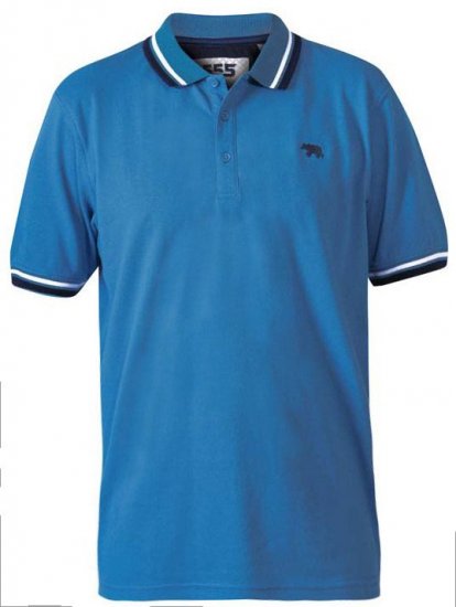 D555 Allante 2 Pique Polo Royal Blue - Polo-shirts für herren - Polo-Shirts für Herren in großen Größen
