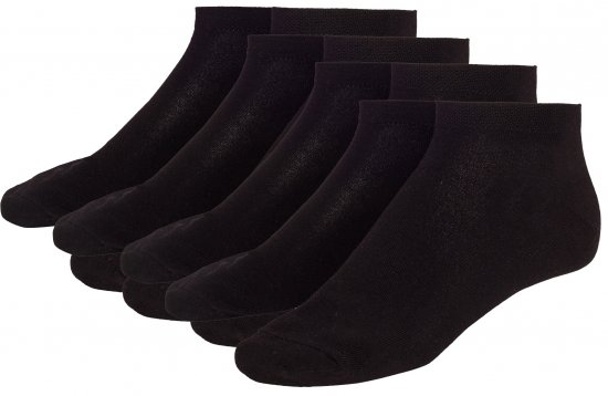 Adamo Anton sneaker-socks Black 4-pack - Herrenunterwäsche & Bademode in großen Größen - Herrenunterwäsche & Bademode in großen Größen